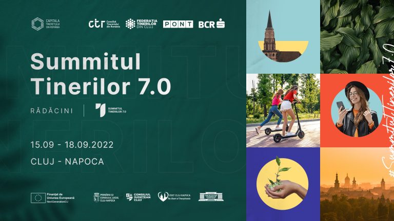 Summitul Tinerilor are loc anul acesta în perioada 15 -18 Septembrie, la Cluj-Napoca! Vezi cum te poți înscrie la activitățile tinerilor!
