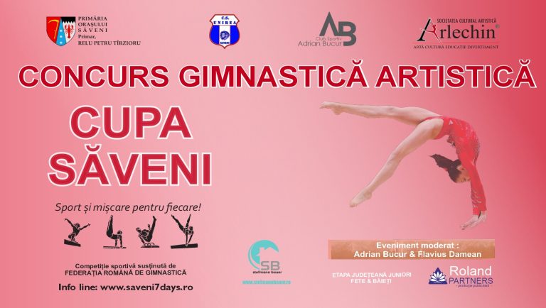 Concursul de gimnastică artistică „Cupa Săveni”, ediția 2025! Vezi unde are loc etapa județeană a competiției sportive!