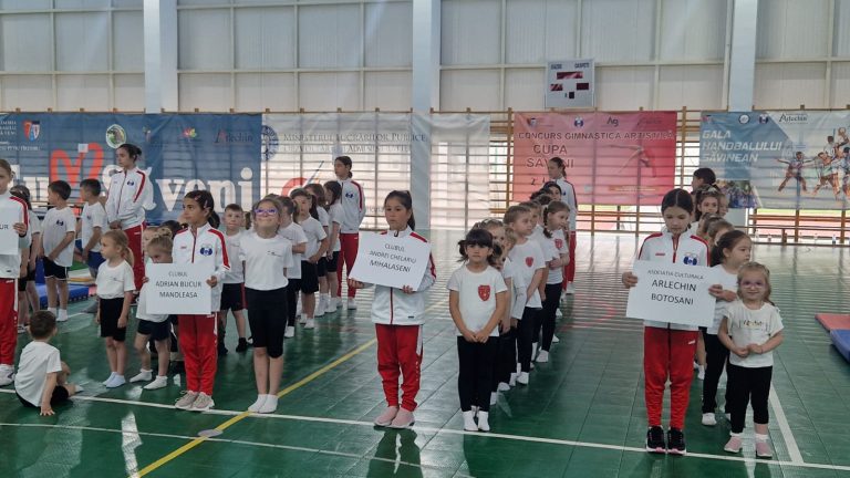 Concursul de gimnastică artistică „Cupa Săveni” – Ediția 2025 un nou succes al sportului și educației prin mișcare în județul Botoșani!