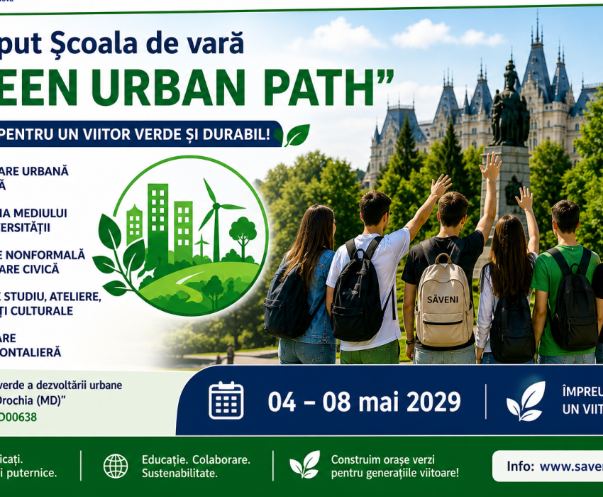 Green Urban Path – Săveni – România – Drochia – Republica Moldova – scoala de vară – gal valea baseului de sus